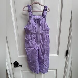 NWOT Carter's 3T Girls Purple Insulated Snowsuit Overalls for Winter
